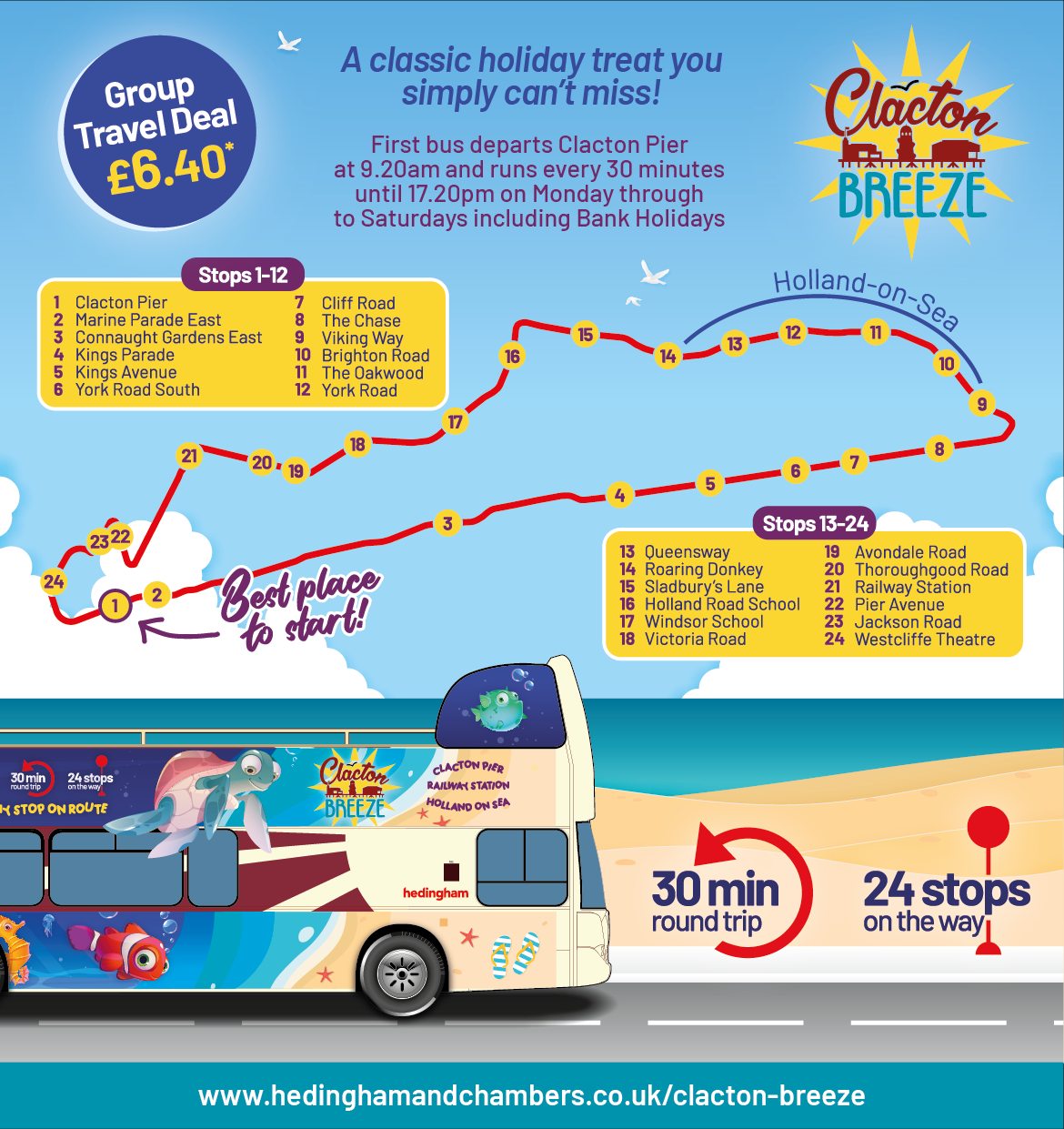 Image of Claton Breeeze route map 