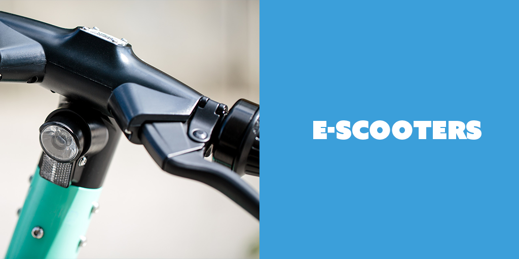 Image of an e-scooter