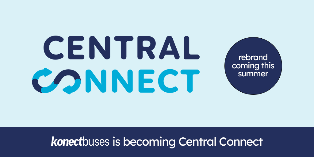 Konectbuses is becoming Central Connect!