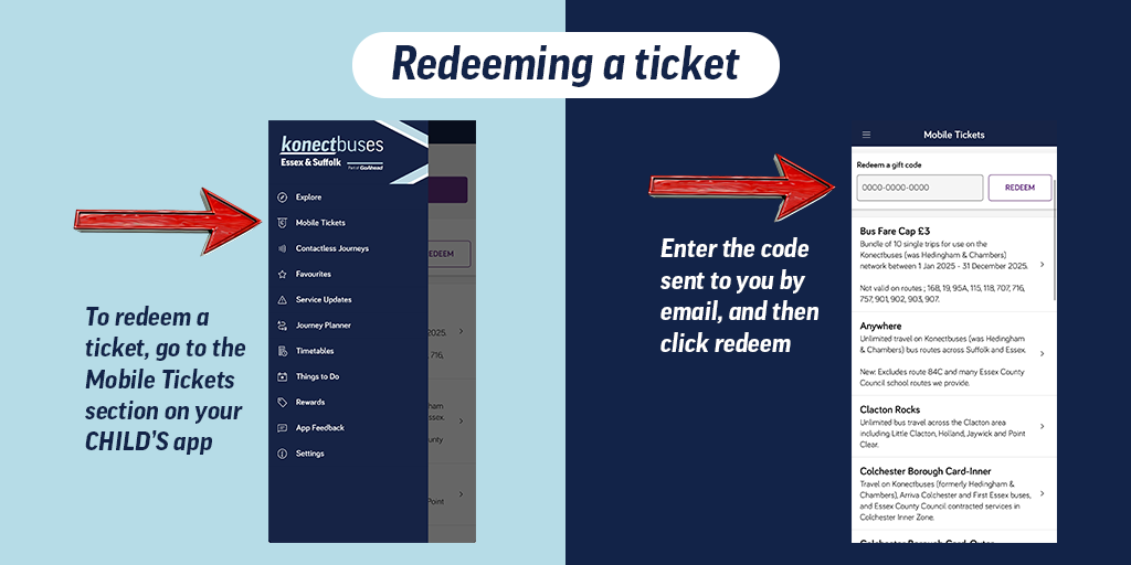 Redeeeming a ticket