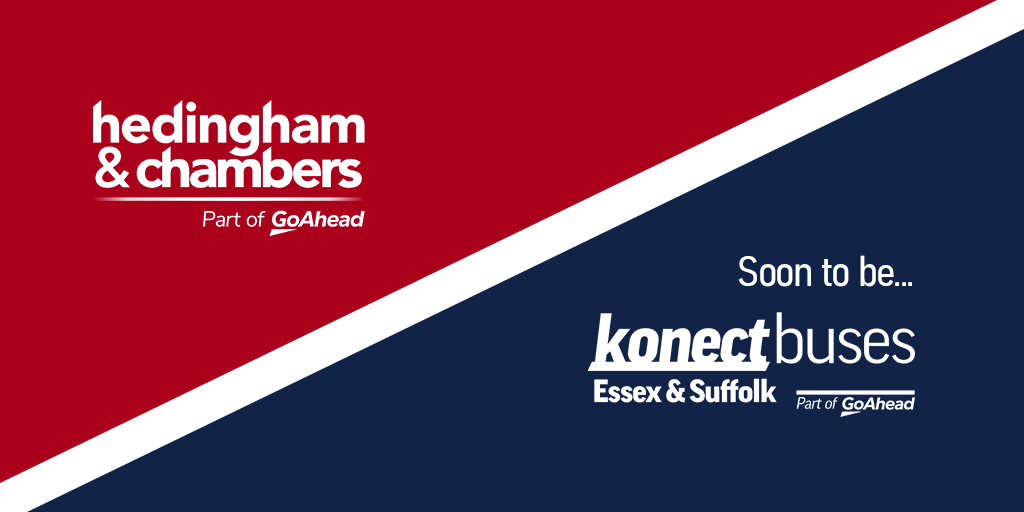 A New Journey Begins: Hedingham & Chambers to rebrand as Konectbuses