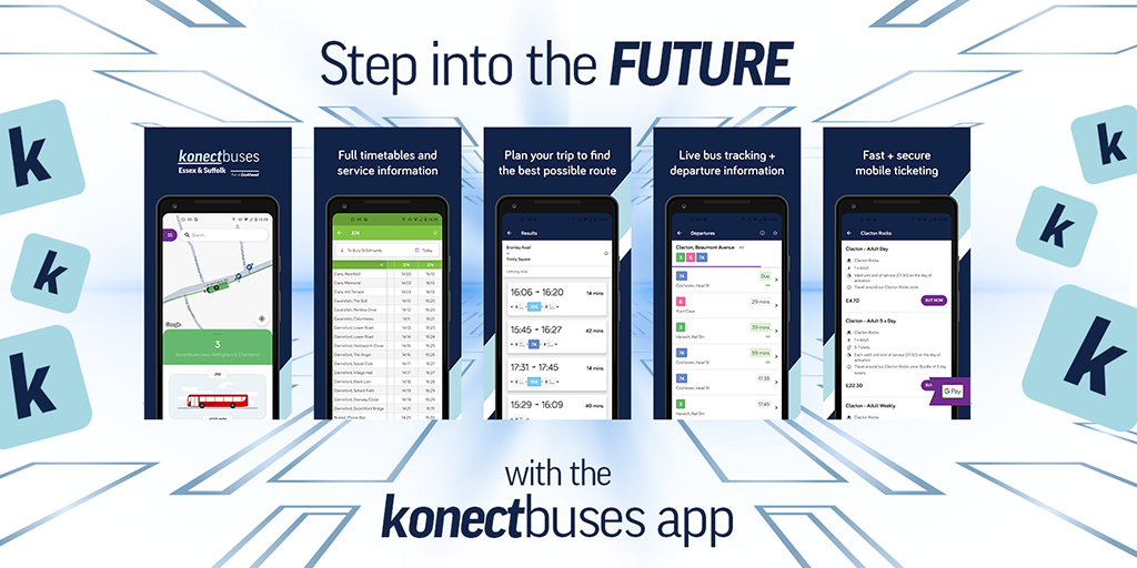 Step into the FUTURE with the Konectbuses App